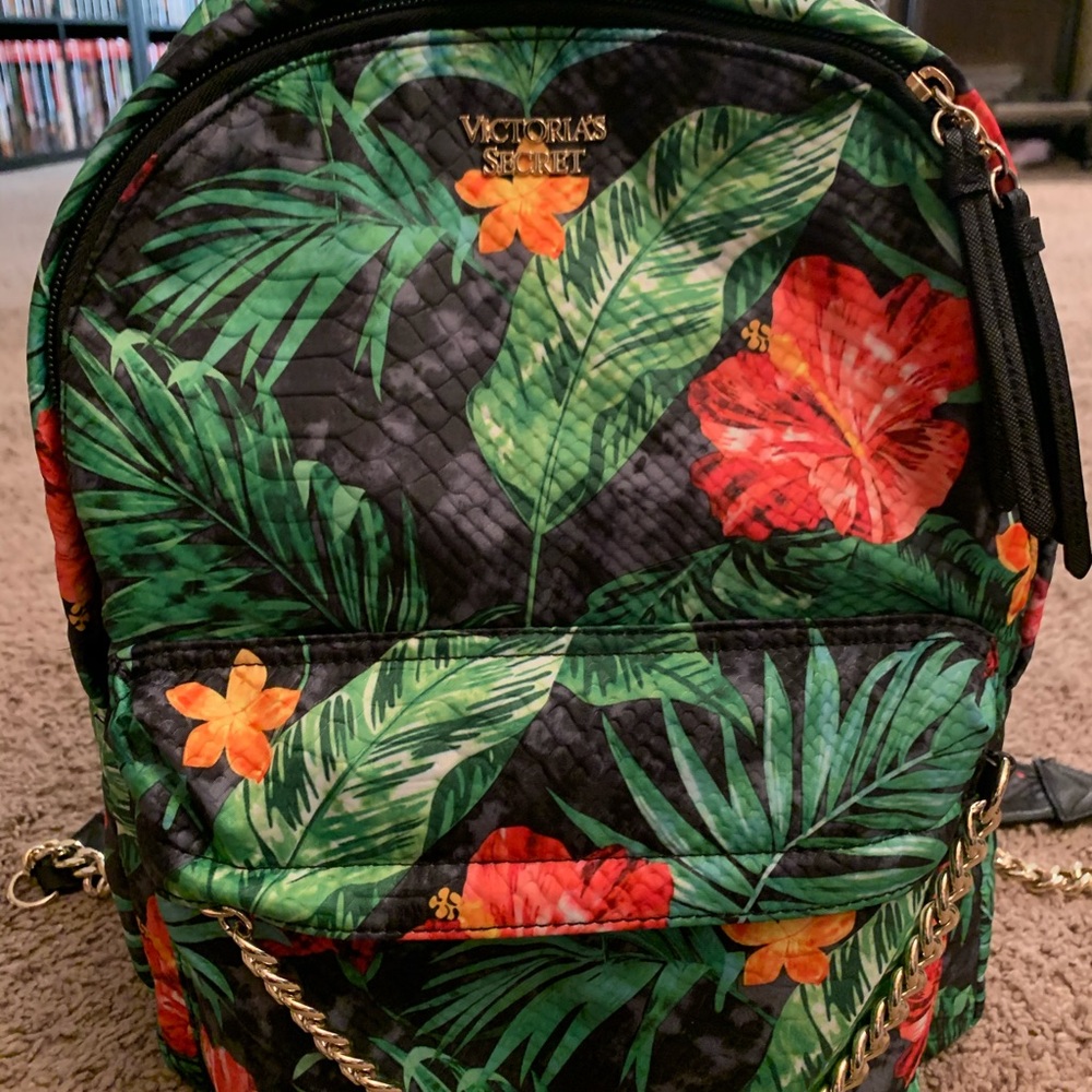 Victoria Secret Hawaiian Print Backpack